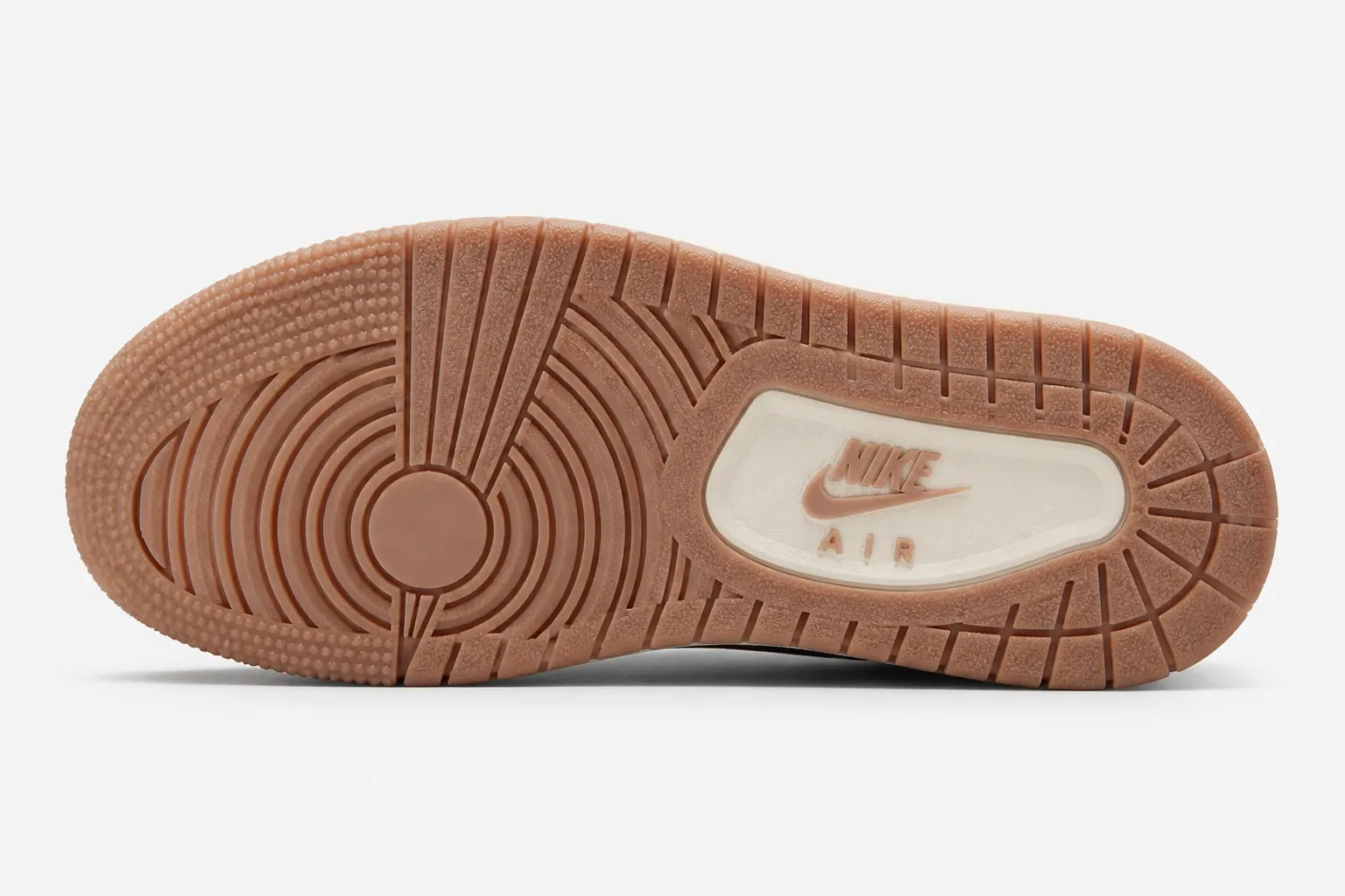 Bottom view showing the outsole pattern and Nike Air branding on the Flight Club sole