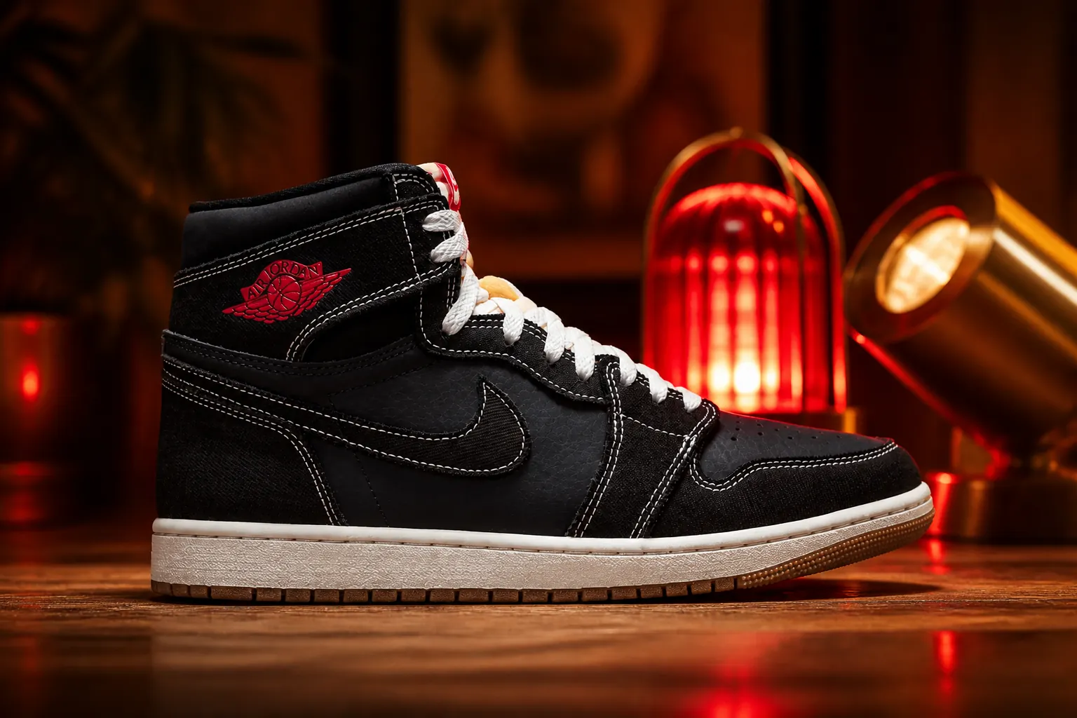Only 47 pairs remaining warning display with dramatic red and gold color scheme conveying urgency