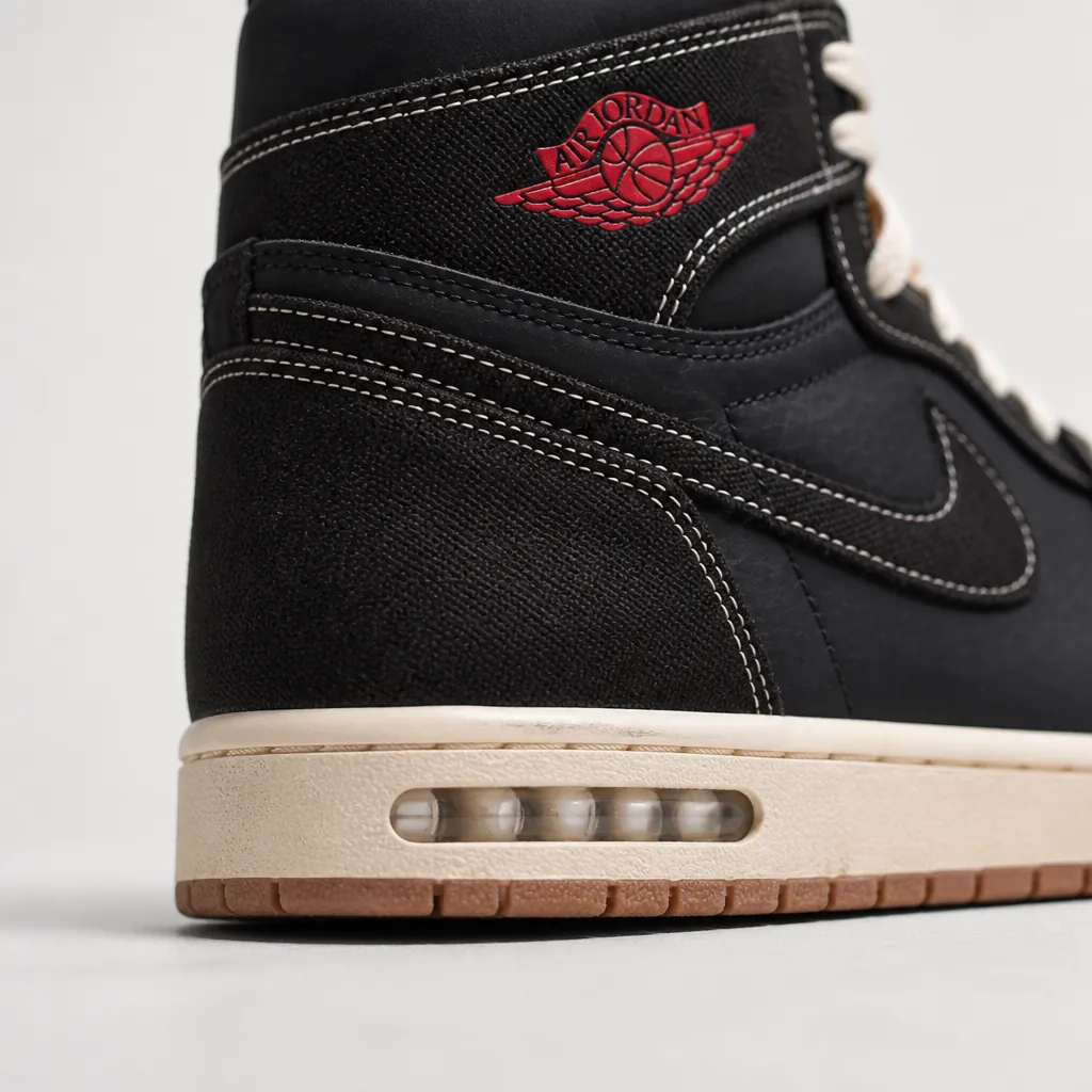 Flight Club heel view showing the Air-Sole unit