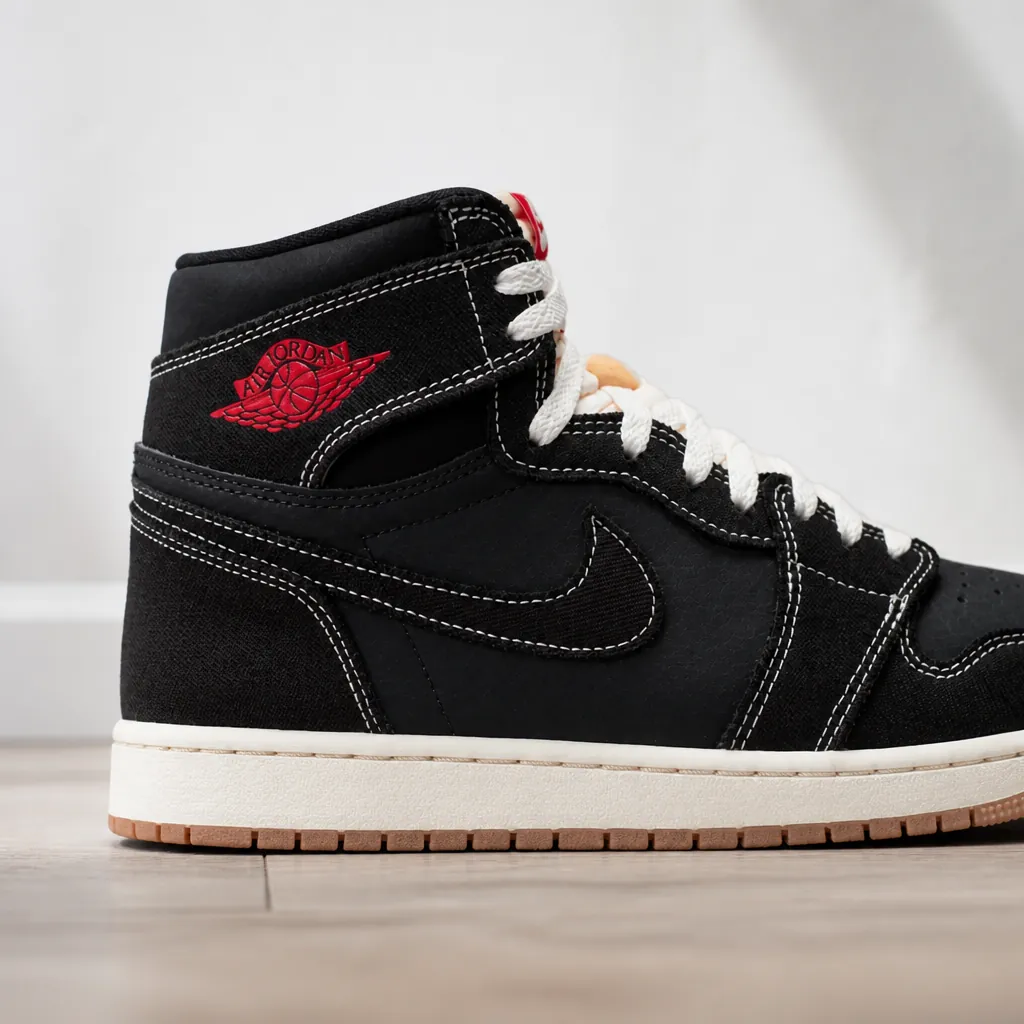 Classic Air Jordan 1 side profile silhouette with Flight Club styling