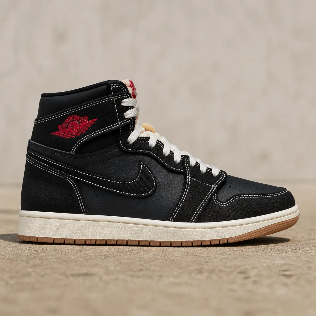 Premium sneaker construction detail showing quality craftsmanship and heritage-level build standards